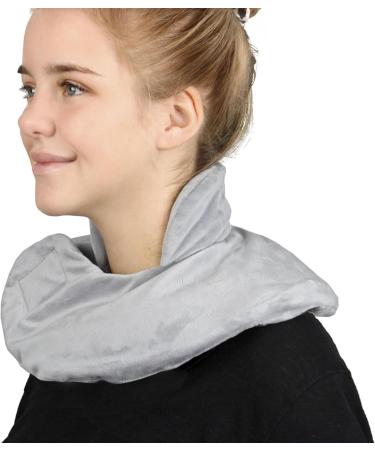 Vital Comfort Grey Neck Hot Water Bottle - Wide Funnel Velcro Fastening & Fleece for Ultimate Warmth - Buy Online on GoSupps.com