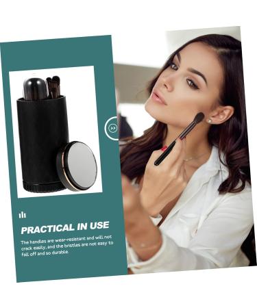 Buy Mikinona Makeup Brush Set - 1 Set with Holder & Lid | Travel-Friendly Cosmetic Organizer - Perfect for Vanity - Buy Online on GoSupps.com