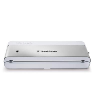 FoodSaver Compact Vacuum Sealer Machine with Sealer Bags and Roll for Airtight Food Storage and Sous Vide, White White Sealing Machine - Buy Online on GoSupps.com