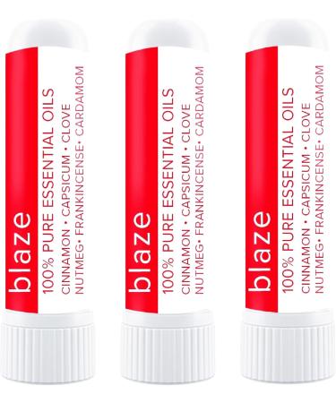 MOXE Blaze Nasal Stick | Calming Comfort + Mental Balance | Thieves Oil Inhaler Provides Soothing Spicy Sensation | Aromatherapy Inhaler with 100% Pure Essential Oils Frankincense (3 Pack)  - Buy Online on GoSupps.com
