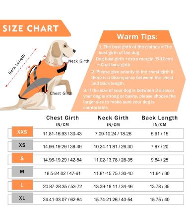 Alagirls XL Orange Dog Rescue Vest - Ripstop Lifeguard Safety Vest for Dogs (Chest 62-84cm) - Buy Online on GoSupps.com