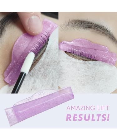 Lash Lift Pads - Reusable Silicone Eyelash Perm Rods | No Glue Flexible Curler in Little Purple - Buy Online on GoSupps.com