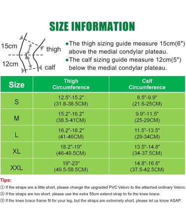 Orthomen Functional Knee Brace - Adjustable Hinged ROM Orthotic for ACL/MCL/PCL Injuries | Sports Knee Support for Men & Women (XXL-Right - Buy Online on GoSupps.com