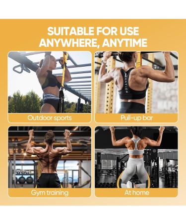Premium Adjustable Pull Up Assistance Bands for Strength Training - Replaceable Bands with Fabric Feet Mats for Optimal Workout Performance - Buy Online on GoSupps.com