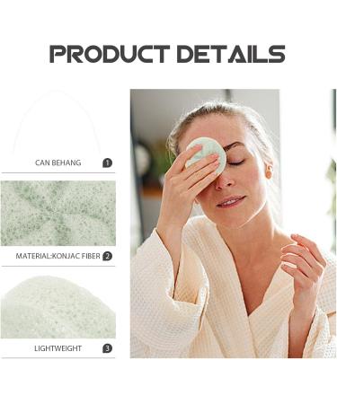 Natural Facial Sponge for Cleansing Exfoliating Gentle Face Sponge for Washing Face Body Cleaning Puff Scrubber for Men Women Shower Bath Spa - Buy Online on GoSupps.com