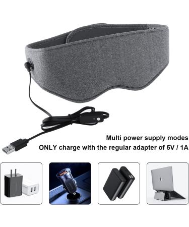 BORAYDA Heated Eye Mask 3D Contouring Cup Sleep Mask - Grey | Soft & Comfortable for Dry Eye, Stye, Blepharitis, Chalazion & Eyestrain - Perfect for Travel, Yoga & Nap - Buy Online on GoSupps.com
