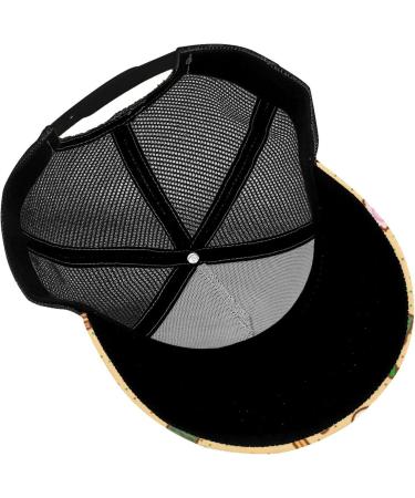 OPSREY Delicious Sweet Ramen Printed Adjustable Mesh Baseball Cap Neutral Sports Cap Delicious Sweet Ramen 5-7 - Buy Online on GoSupps.com