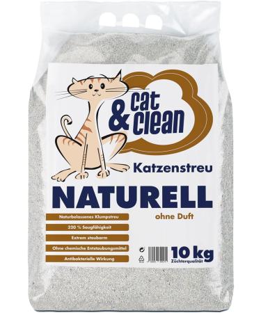Buy Cat & Clean CCN10 Natural Cat Litter - Fragrance-Free 10 kg | Eco-Friendly & Dust-Free Solution - Buy Online on GoSupps.com