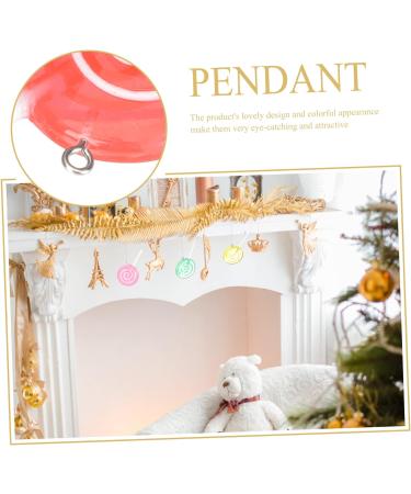 VINTORKY 6pcs Lollipop Model Kids Toy Mini Lollipops Embellishments Diy Lollipops Pendant Fake Lollipops Lollipop Props Wall Decor Christmas Candy Cane Toys Supplies Plastic Child Dessert - Buy Online on GoSupps.com