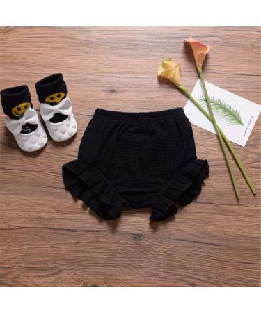 HASAKI Kids Linen Bloomer Shorts Set - 2Pcs Diaper Cover for Newborns to Toddlers (2-3 Years) Yellow+Black - Buy Online on GoSupps.com