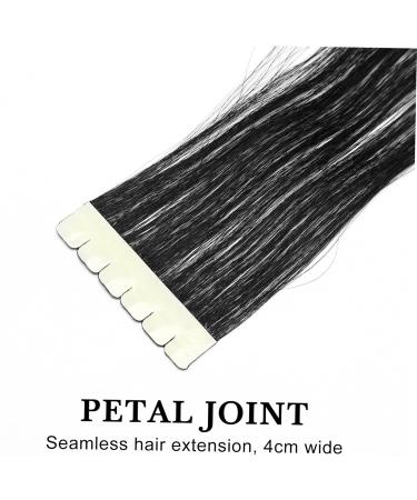Minkissy 55 cm Tape in Hair Extensions Invisible Double-Sided Tape Natural Hair Extensions Straight Seamless Skin Weft Tape Hair Extensions - Buy Online on GoSupps.com