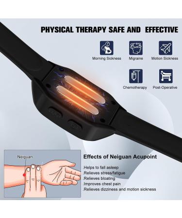 Motion Sickness Wristband - Adjustable Sea Band with Timer & Acupressure for Nausea Relief - Perfect for Morning Nausea Seasickness & Motion Sickness - Buy Online on GoSupps.com