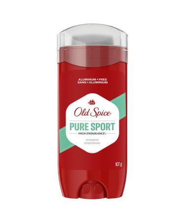 Old Spice High Endurance Deodorant for Men Aluminum Free 48 Hour Protection Pure Sport 107 g