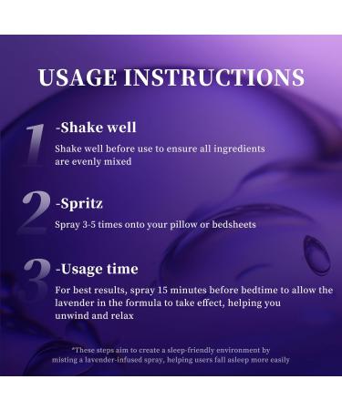 BEAUTNICE Lavender Sleep Spray - Natural Chemical-Free Sleep Aid | 50ml Calming Pillow Mist for Relaxation & Better Sleep - Buy Online on GoSupps.com