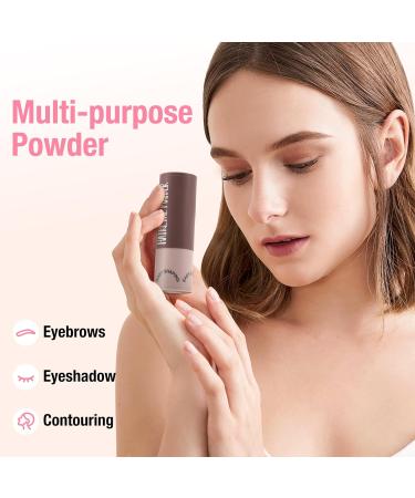 Boobe Hair Powder Stick - Medium Brown Hairline Shade & Gray Root Cover-Up Concealer for Thinner Hair - Buy Online on GoSupps.com