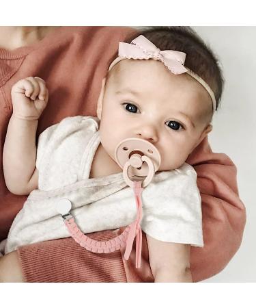 Kowlone Pacifier Clip for Baby Boys Girls Braided Pacifier Straps Binky Clips Chain Leash Holder Handmade Baby Shower Birthday Christmas 2 Pack(Pink Bean Paste Red) A: Pink Bean Paste Red - Buy Online on GoSupps.com