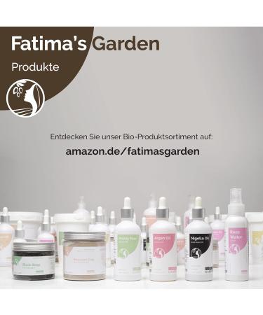 Fatima's Garden Black Soap with Rose Oil - 100% Natural Exfoliating Soap 150g for Glowing Skin - Buy Online on GoSupps.com