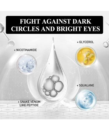 Beepow 2PCS Verfons Firming Snake Venom Eye Cream - Anti-Aging & Instant Eye Bag Removal - Buy Online on GoSupps.com