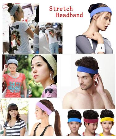 Elion Women s Sports Headband Set - 12 Moisture-Wicking Yoga & Fitness Bands for Running Cycling & Basketball - Buy Online on GoSupps.com