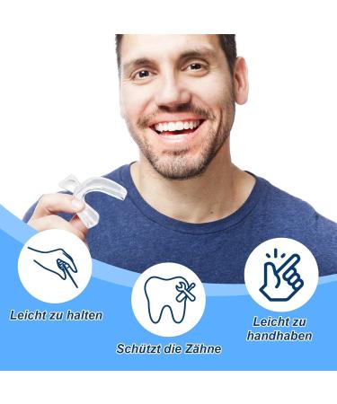 Scettar 8 Pack Bite Guard - 2 Sizes Mouth Guard for Teeth Grinding | Dental Splint & Storage Box | Anti-Teeth Grinding Solution - Buy Online on GoSupps.com