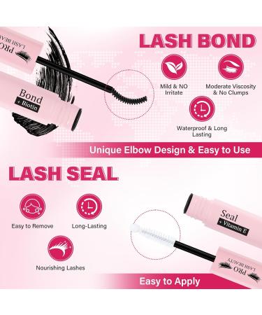 PRO DIY Eyelash Extension Kit - 200 PCs 40D Cluster Lashes Adhesive & Applicator for Easy Application | Entry-Level DIY Lash Kit - Buy Online on GoSupps.com