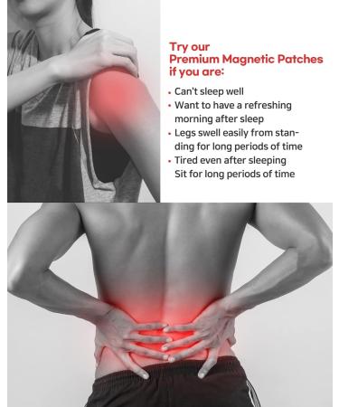 100pcs ACU-Magnetic Patches | Pain Relief Magnets Like Acupuncture | Pre-Attached Plasters for Back Neck Shoulder Wrist & Leg - Buy Online on GoSupps.com