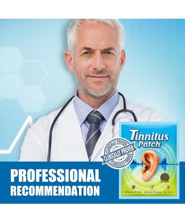 Tinnitus Relief Patches - Herbal Formula for Ringing Ear Care and Pain Relief - Buy Online on GoSupps.com