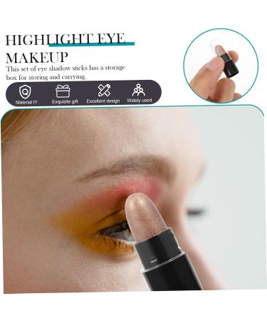 Outanaya 1box 12 Shadow Box Glitter Eyeshadow Stick Woman Plastic Charming Highlight Stick - Buy Online on GoSupps.com