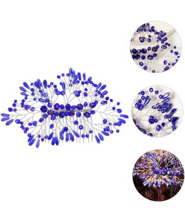 DOITOOL Bridal Crystal Hair Comb Bride Headpieces for Wedding Bridesmaid Hair Comb Wedding Hair Clips Wedding Hair Comb Rhinestone Hair Clip Headgear Miss Blue Crystal Alloy - Buy Online on GoSupps.com