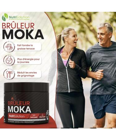 Br leur Moka par Nutrisolution | Caf Minceur Premium | Br le-Graisse Puissant | 100% Ingr dients Naturels | V g tarien | Sans Gluten | Sans OGM | FABRIQU EN FRANCE - Buy Online on GoSupps.com