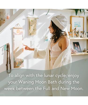 Waning Moon Botanical Bath Tea for Kapha Dosha Detox | Peppermint, Rosemary, Helichrysum | Organic Herbal Bath Soak for Natural Body Care | Loose Leaf Flowers | 2 Baths - Buy Online on GoSupps.com