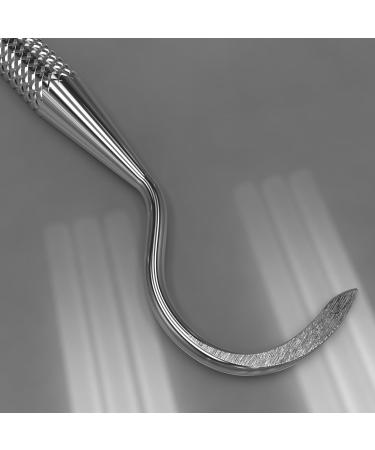 Dental Plaque Remover Tool - Stainless Steel Tartar Scraper for Teeth Cleaning - Dentist Approved Dental Scaler Pick - Buy Online on GoSupps.com
