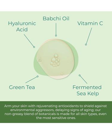 Hyaluronic Acid & Vitamin C Facial Serum - Anti Aging Hydrating Drops for Firm Skin | Vegan Skin Care for Women & Men - 1 Fl Oz - Buy Online on GoSupps.com
