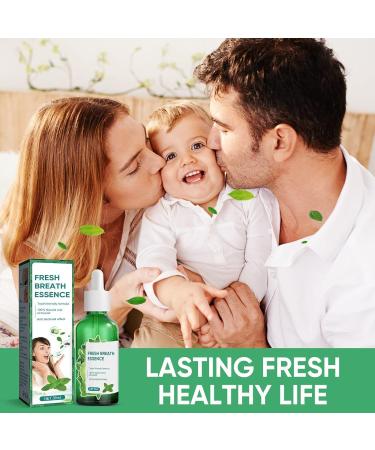(Most Gifted) 1/2/3Pcs Fresh Breath Essence - Natural Breath Freshening Drops | Fresh Breath Oral Care Essence | Bad Breath Treatment for Adults | Peppermint Mouth Freshener for Travel - 30ml (2Count (Pack of 2)) - Buy Online on GoSupps.com