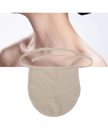 Neck Trachea Cover - Double Layer Skin Color Stoma Protector for Tracheostomy Wound Care - International Shipping Available - Buy Online on GoSupps.com