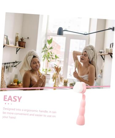 Angoily Soft Face Wash Lotus Tealight Candle Holder Face Cleansing Brush Face Washing Brush Manual Facial Brush Facial Cleaning Brush Miss Soft Brush Single Sided Fiber - Buy Online on GoSupps.com