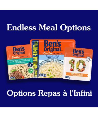 BEN'S ORIGINAL BISTRO EXPRESS Long Grain and Wild Rice Fine Herbs Side Dish 250g Pouch Long Grain & Wild Rice Fine Herbs 1 - Buy Online on GoSupps.com