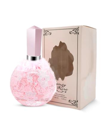 Beauty rose Women Perfume Natural Spray Eau De Parfum Elegant And Timeless Rose Fragrance For Classic Sophistication 3.4 Fl Oz Beauty rose 3.4 Fl Oz (Pack of 2)