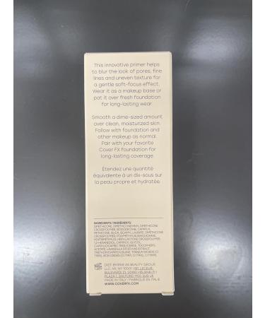 COVER FX Blurring Primer 1 Fl Oz - Mattifying Pore Minimizing Primer for All Skin Types - Soft-Focus Finish - Buy Internationally - Buy Online on GoSupps.com