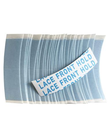 Sunshine Tape 108 Pieces Premium Blue Liner Double Sided Wig Tape Hair Strips| Strong Waterproof Hold | Made in USA (108  Back Curve) 108 Back Curve