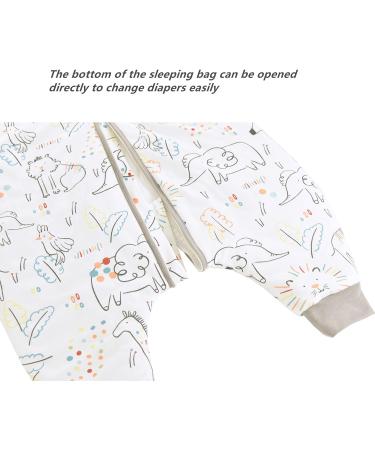 Chilsuessy Toddler Sleeping Bag with Feet | CPC Certified 2.5 Tog Baby Sleep Sack | Happy Zoo Design | 70cm/6-18 Months - Buy Online on GoSupps.com