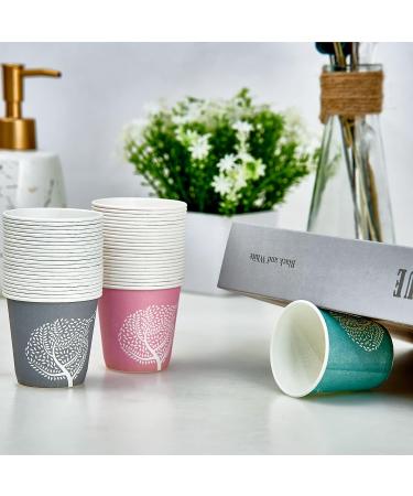 LITOPAK 300 Pack 3oz Colorful Disposable Bathroom Cups - Ideal for Mouthwash, Parties, Picnics, and Events Mini Paper Cups for Travel - 300 Count - Buy Online on GoSupps.com