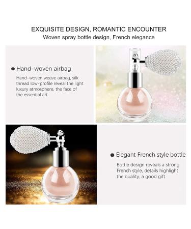 Shimmering Sparkle Spray Powder for Face, Body, Hair & Nails - Nude Pink Glitter Makeup Contour & Eyeshadow - Buy Online on GoSupps.com