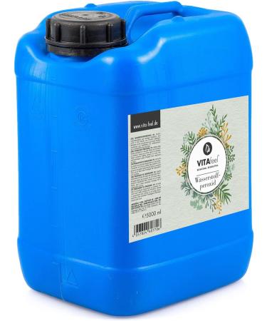 VitaFeel Hydrogen Peroxide 3% Solution 5000 ml Canister | Pure Quality & Phosphoric Acid Stabilizer | Versatile Application for Home & Industry - Buy Online on GoSupps.com