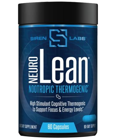 Siren Labs Neuro Lean Concentrated Thermogenic for Health Water Loss Energy and Focus - 60 Capsules - Buy Online on GoSupps.com