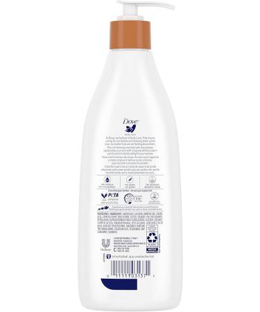 Dove Body Love Glowing with Shea Butter moisturizing Body Lotion for silky smooth glowing skin with restoring ceramide serum 400 ml Pampering Care - Buy Online on GoSupps.com