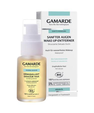 Gamarde Bio-cosmetics: Eye make-up remover I eye makeup gentle cleaning I vegan eye makeup remover I eye makeup remover i eyes make up remote natural cosmetics i makeup distance i 30 ml