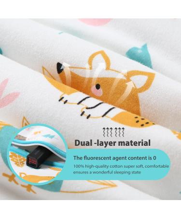 Mosebears Baby Winter Sleeping Bag 2.5 Tog - Green Zoo 18-24 Months | 100% Cotton | For Birth to 24 Months - Buy Online on GoSupps.com