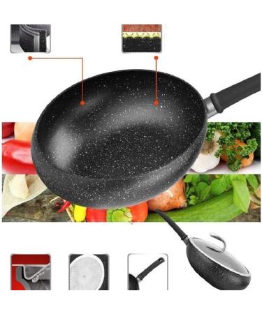 DNCG Frying Pan Skillet Alloy Opening Skillet Fry Pan Tri-ply Omelet Pan Dishwasher Safe Oven Safe No-Stick Cookware - Buy Online on GoSupps.com