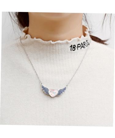 CALLARON A Necklace Necklaces Women Necklace Women Rhinestone Chain Pendant Miss Jewelry Korean Fashion - Buy Online on GoSupps.com